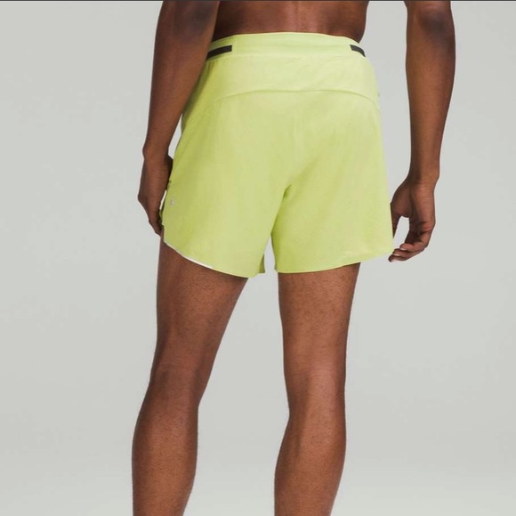 Lululemon Men’s Fast and Free Lined Short 6" Color Wasabi Size XL - Picture 6 of 9
